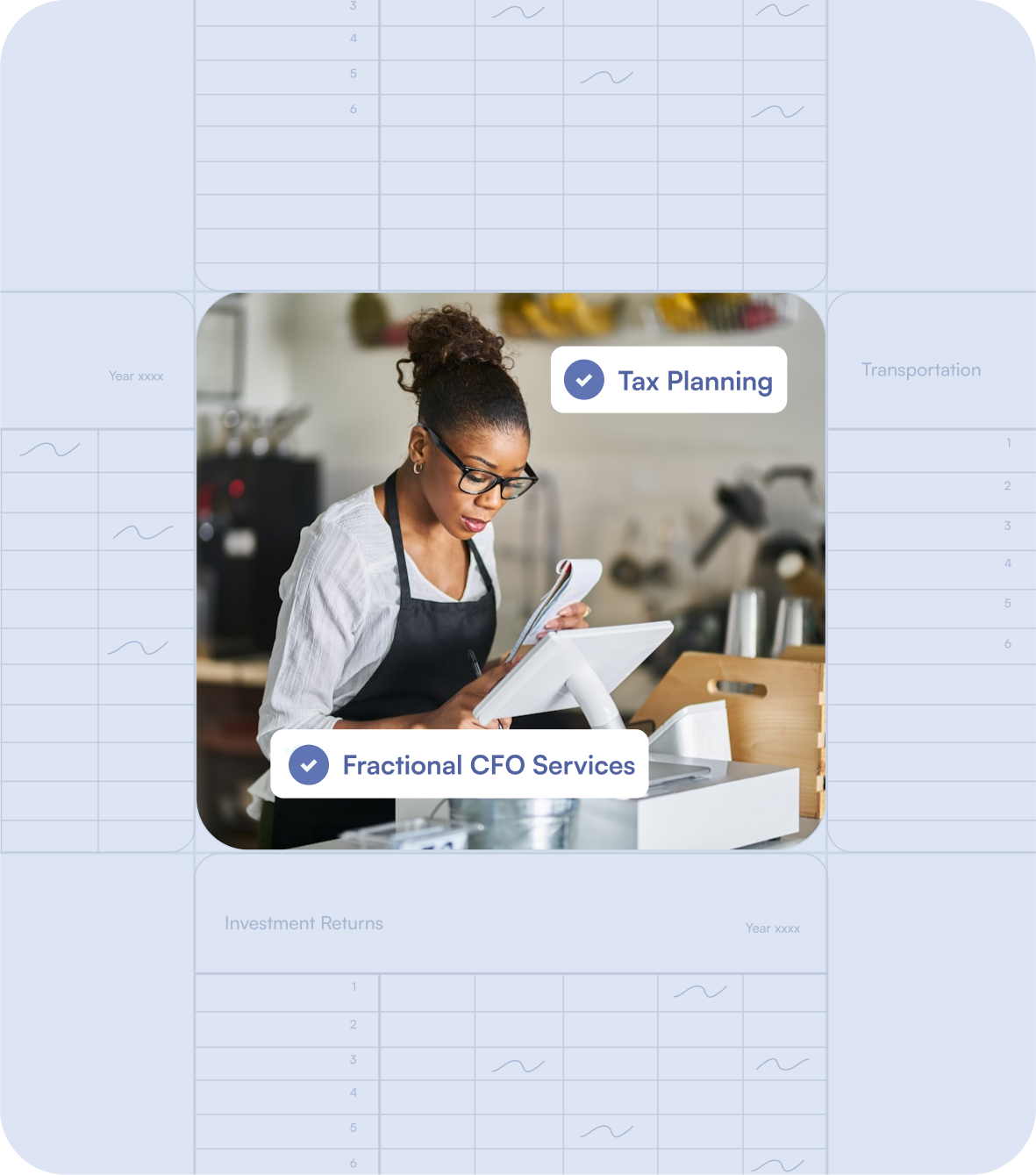 Cashier-using-a-table